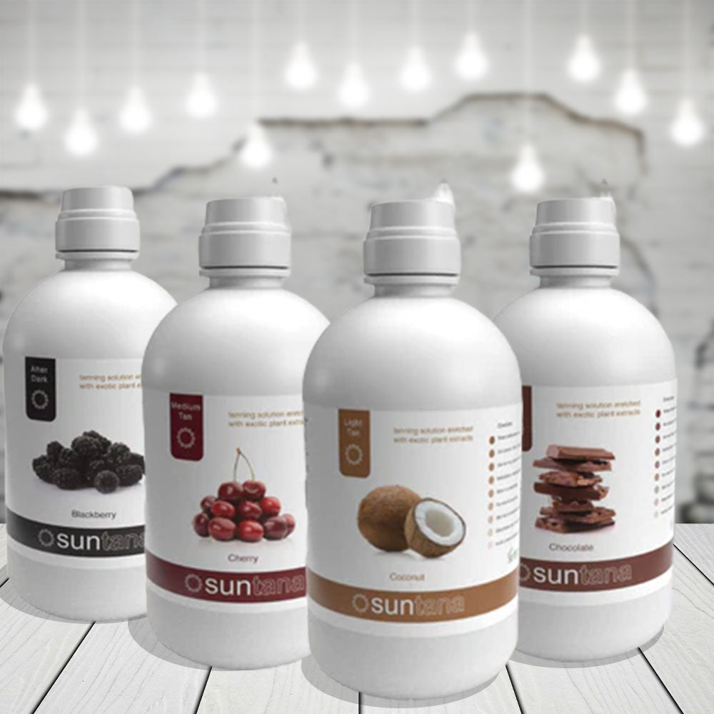 Four bottles of Suntana 32oz multi pack.