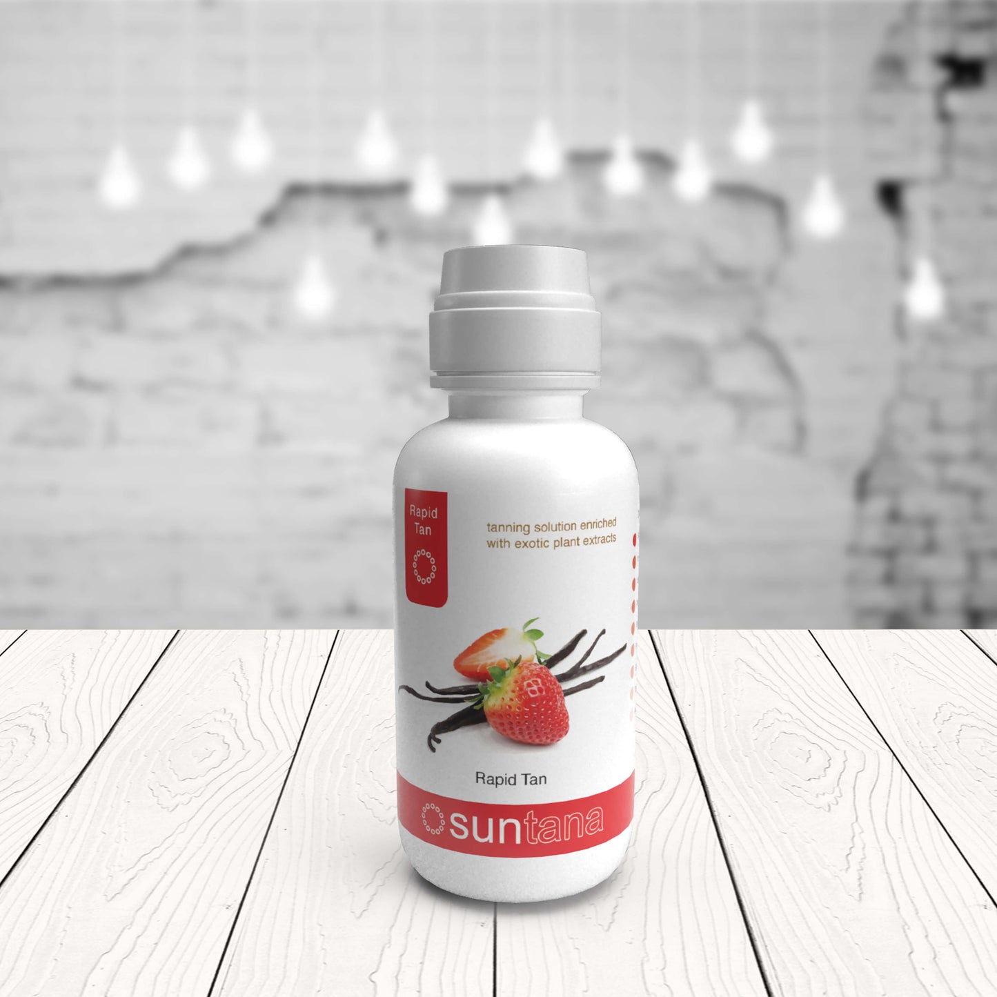 Suntana Solution - Rapid Tan - 8 oz Strawberry - Vanilla