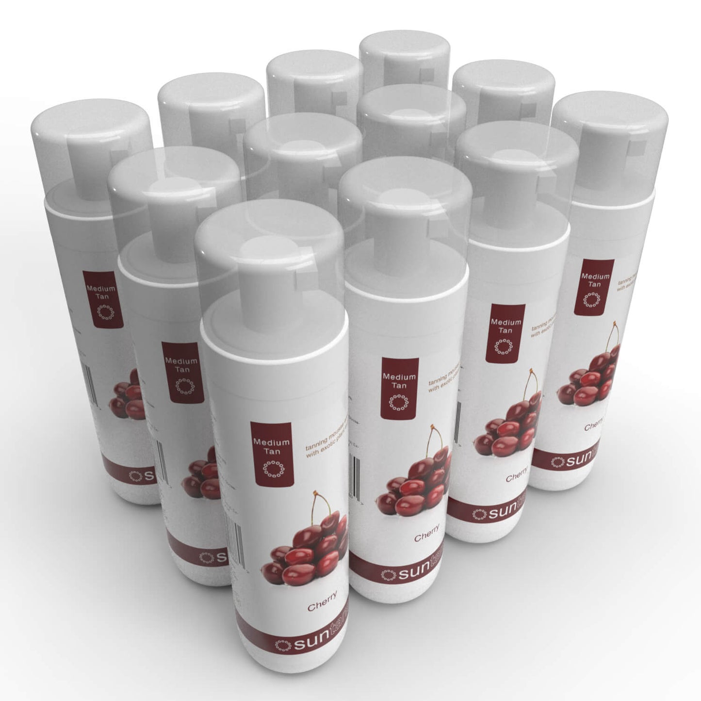 Suntana Mousse - Cherry 10% - 12 x Mousse - Multi Buy