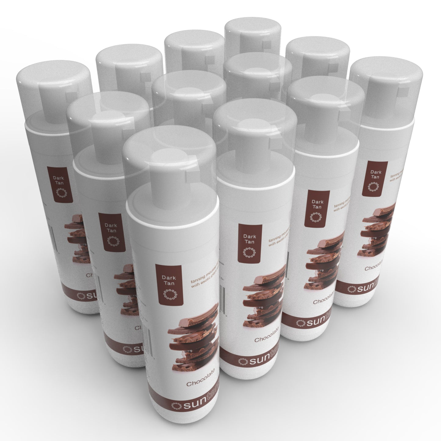 Suntana Mousse - Chocolate 12% - 12 x Mousse - Multi Buy