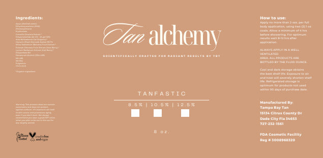 TanFastic Spray Tan Solution (Long Wearing Blend)