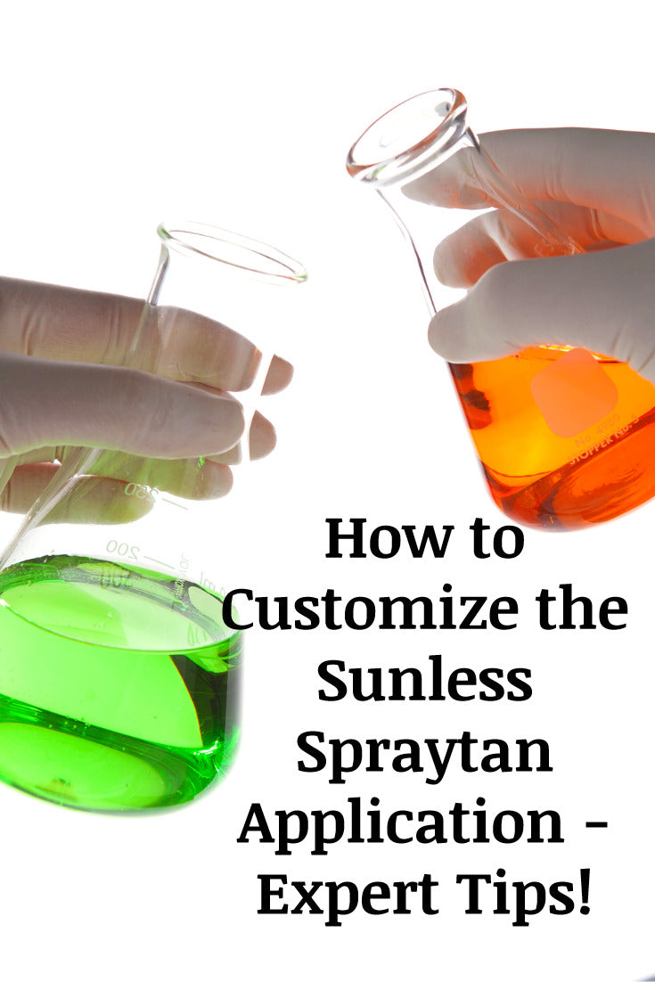 How to customize the Sunless Spraytan - mixing and layering products