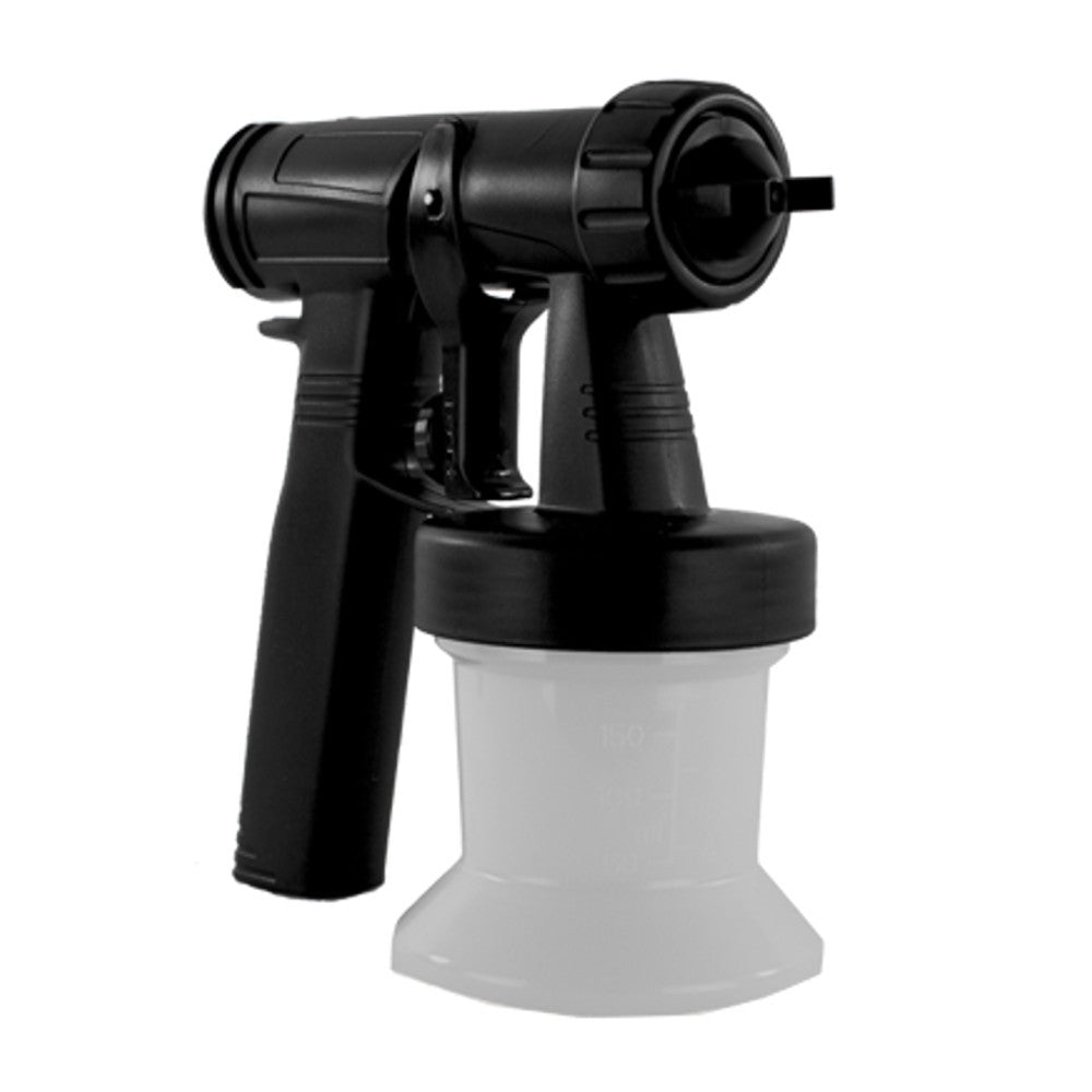 Lite+ Satinaire Standard Spraygun (One Piece, Attached Handle, Black)