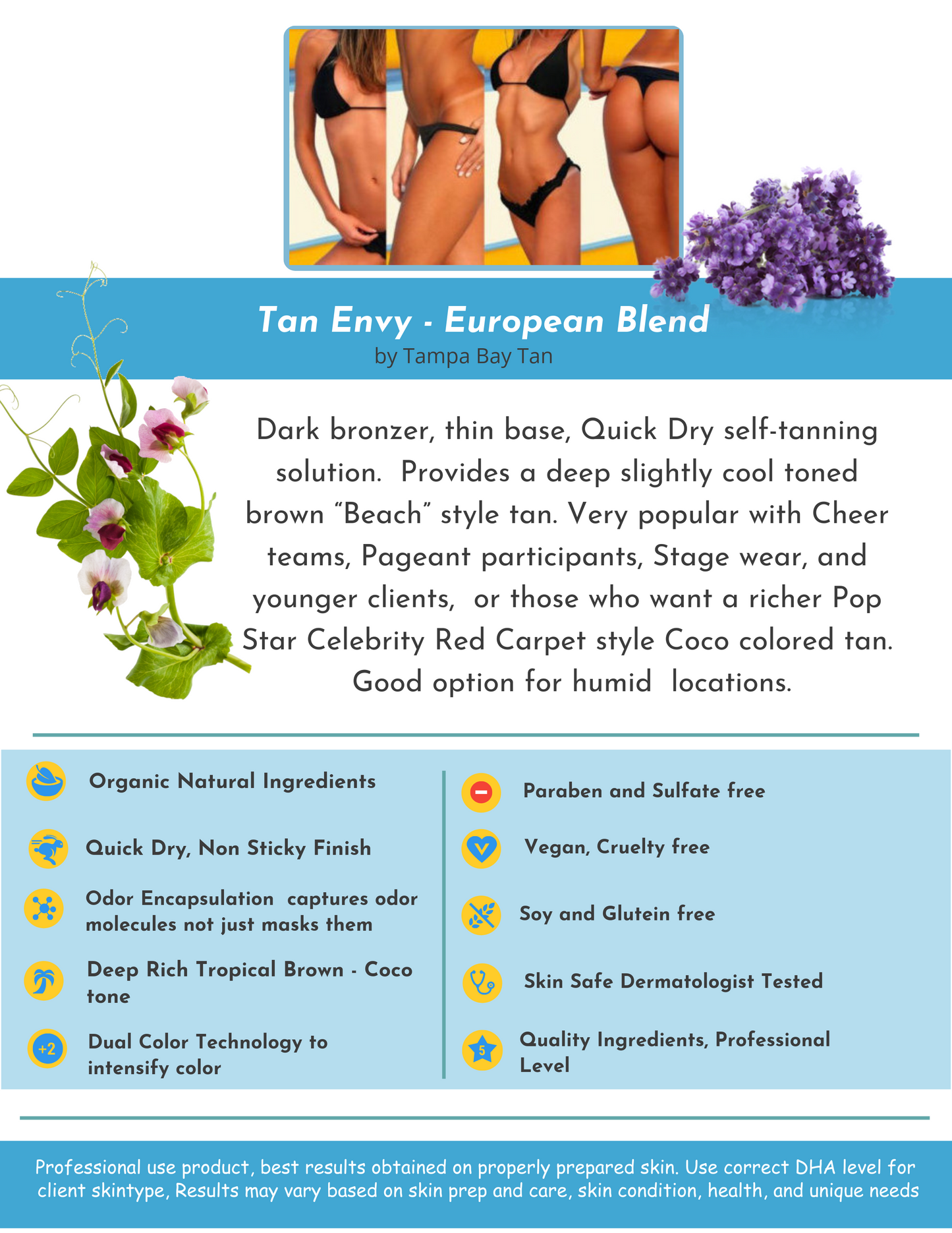 Tan Envy Spray Tan Solution (European Blend)