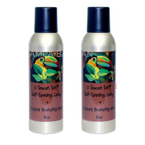 U Toucan Tan Aerosol Spray Tan - 2 Can Discount Pack